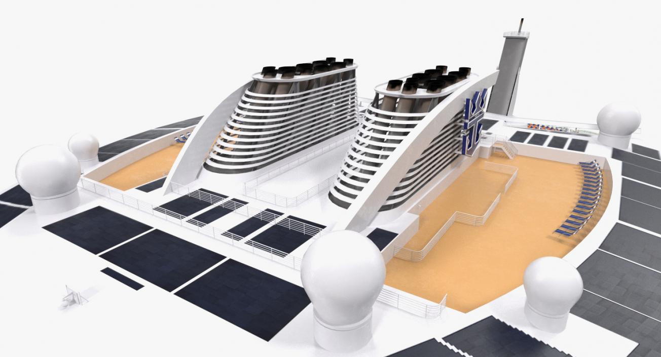 Passenger Cruise Ship Generic 3D model