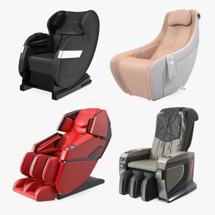 Massage Chairs Collection 3 3D