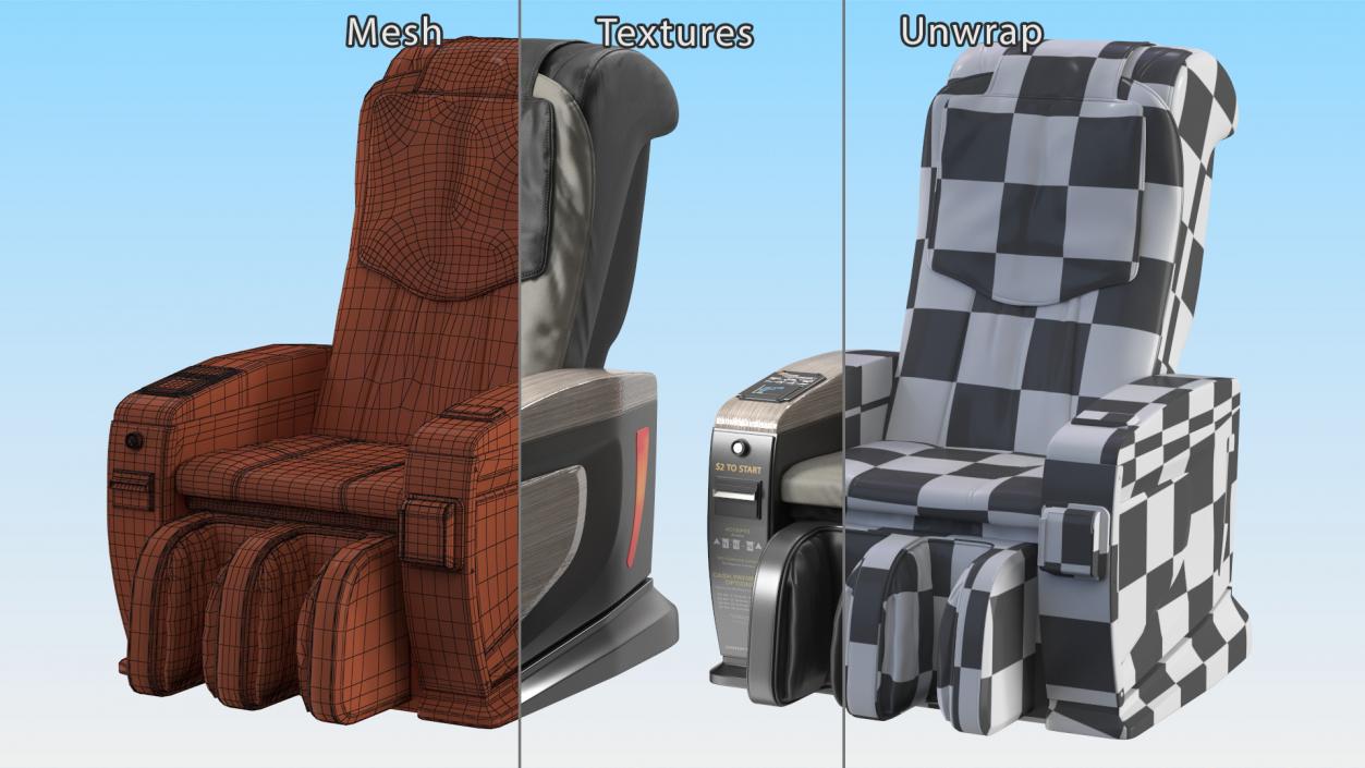 Massage Chairs Collection 3 3D