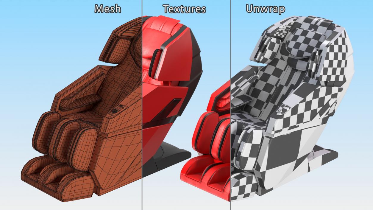 Massage Chairs Collection 3 3D