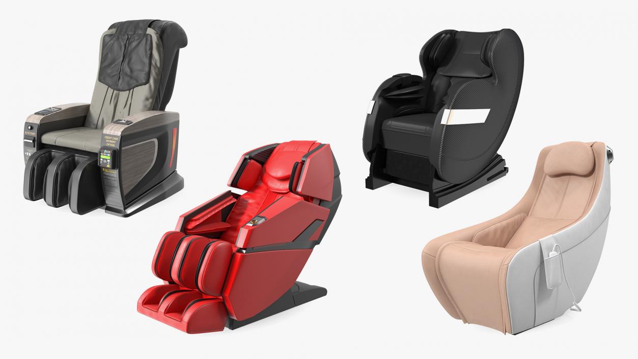 Massage Chairs Collection 3 3D