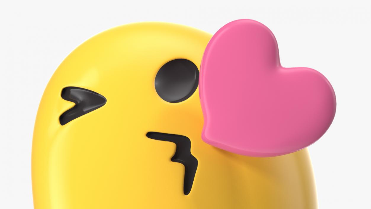 3D Blowing Kiss Android Emoji