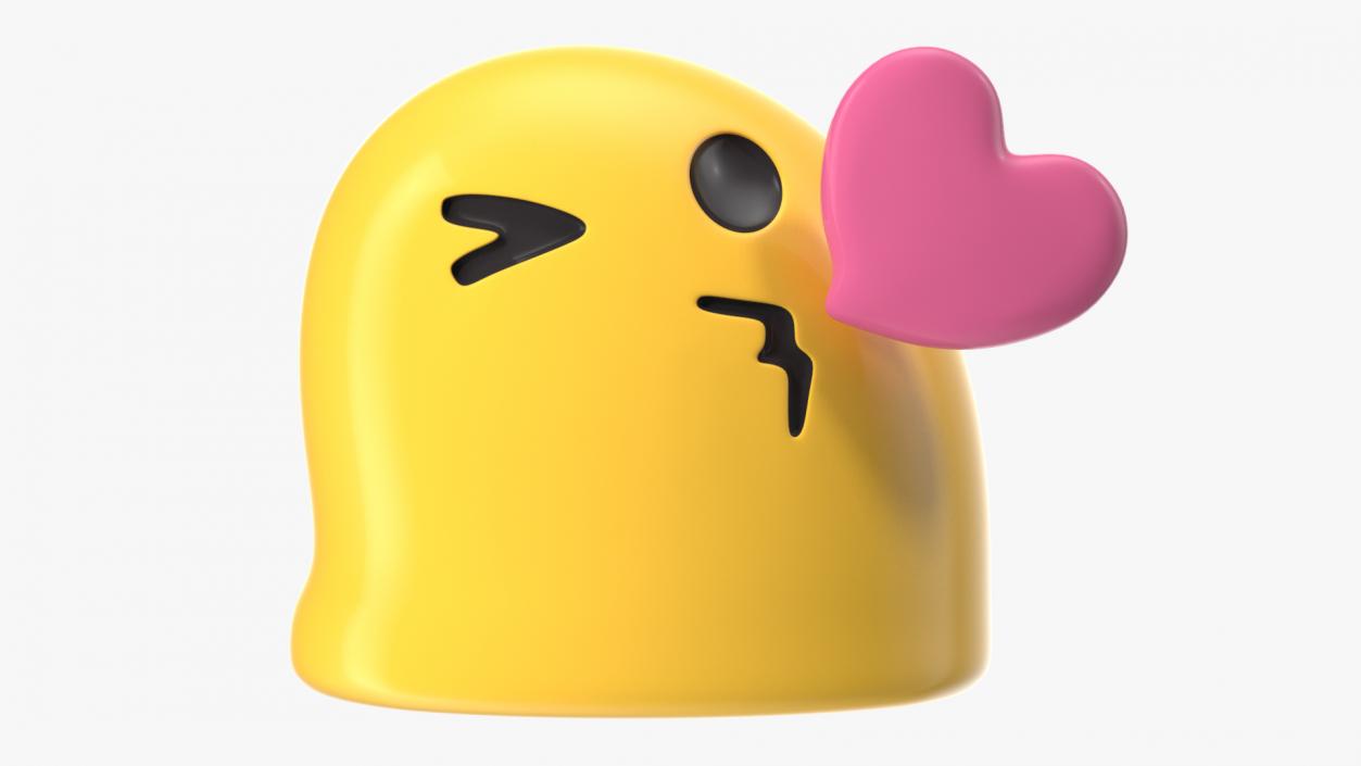 3D Blowing Kiss Android Emoji