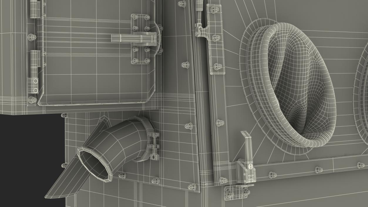 Aseptic Sterile Isolator 3D model