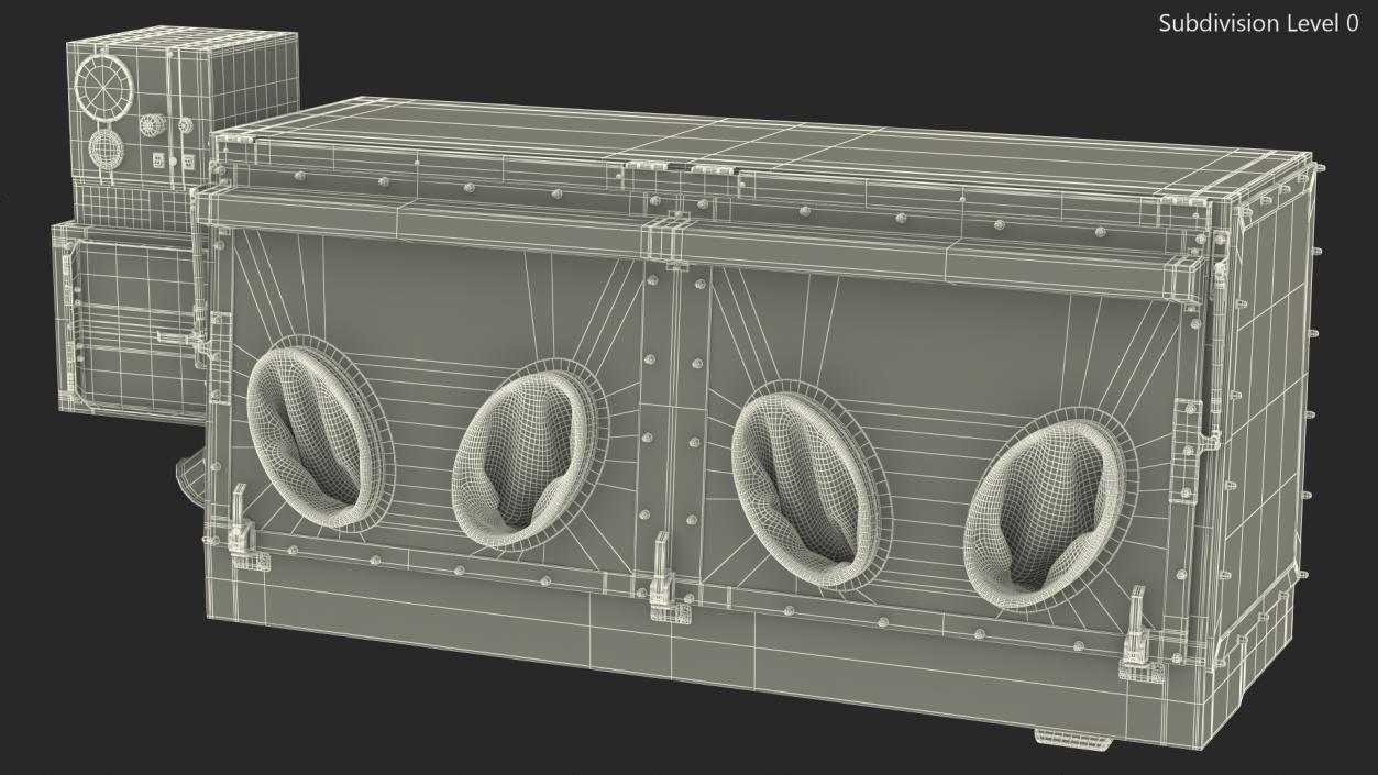 Aseptic Sterile Isolator 3D model