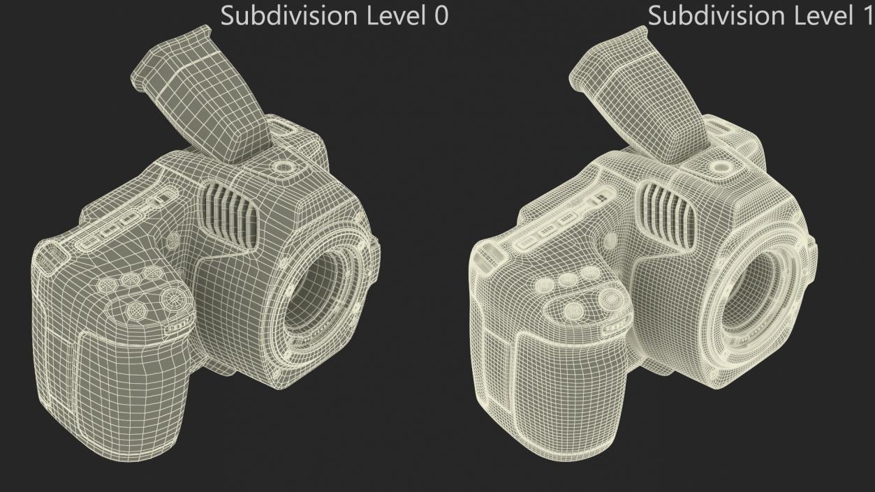 3D Professional Premium Camera Light On 2 model