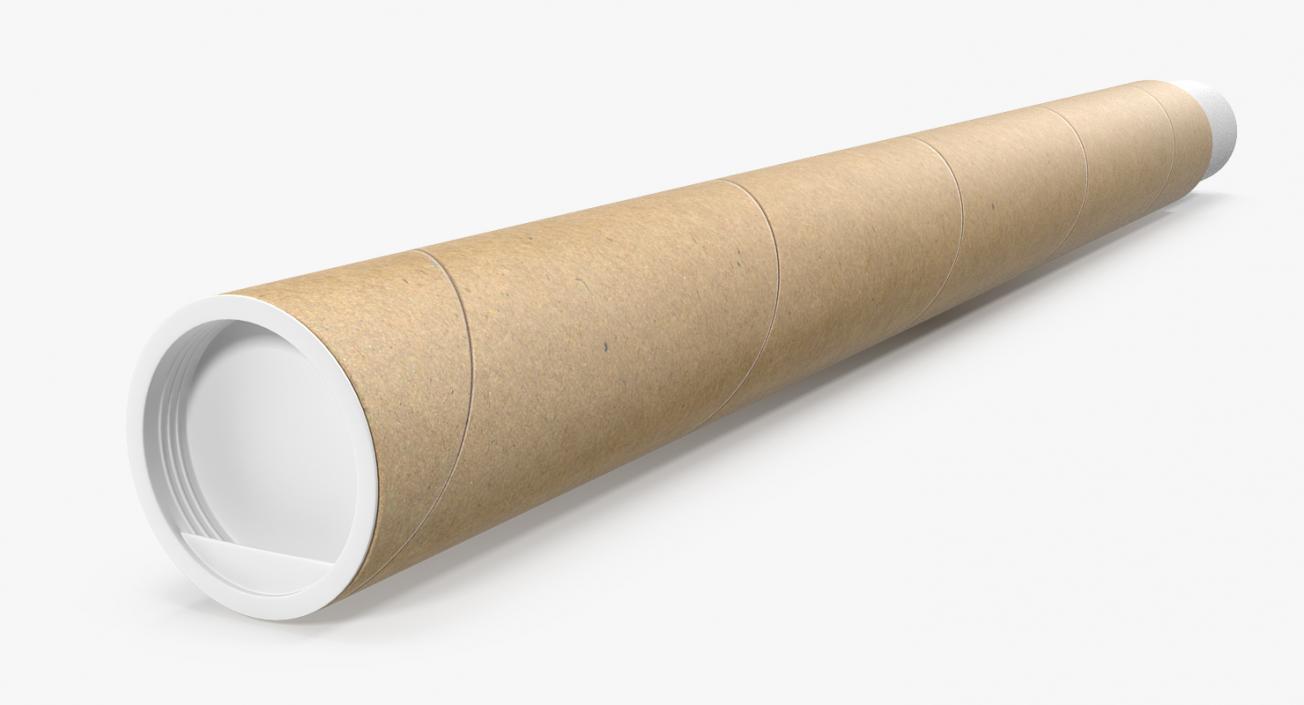 3D Cardboard Tube with Papers