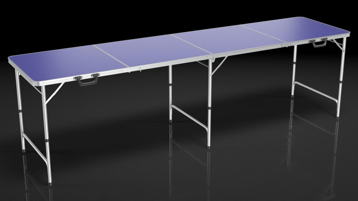 3D Portable Foldable Table model