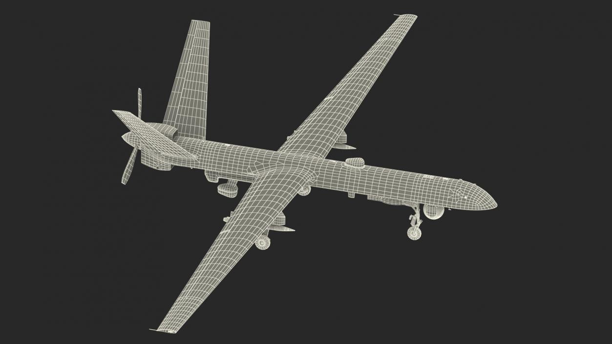 Orion Russian UAV Rigged 3D model