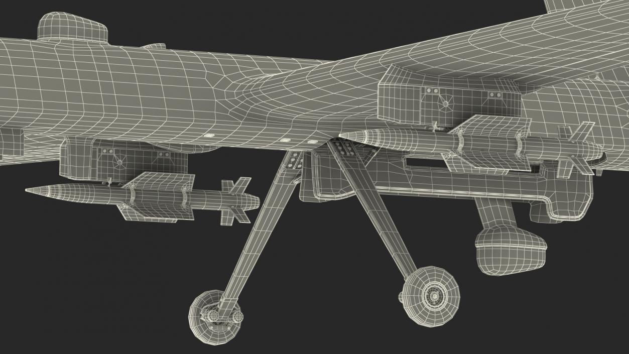 Orion Russian UAV Rigged 3D model