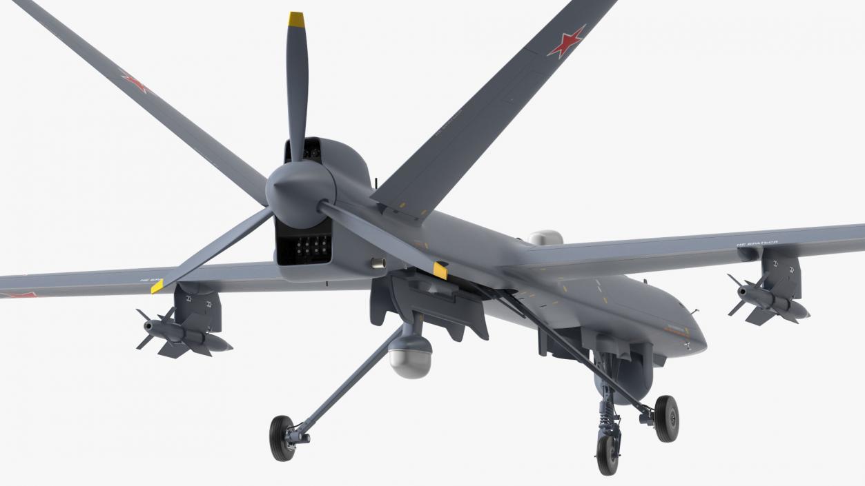 Orion Russian UAV Rigged 3D model