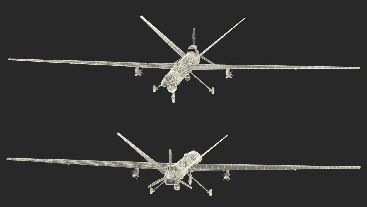 Orion Russian UAV Rigged 3D model