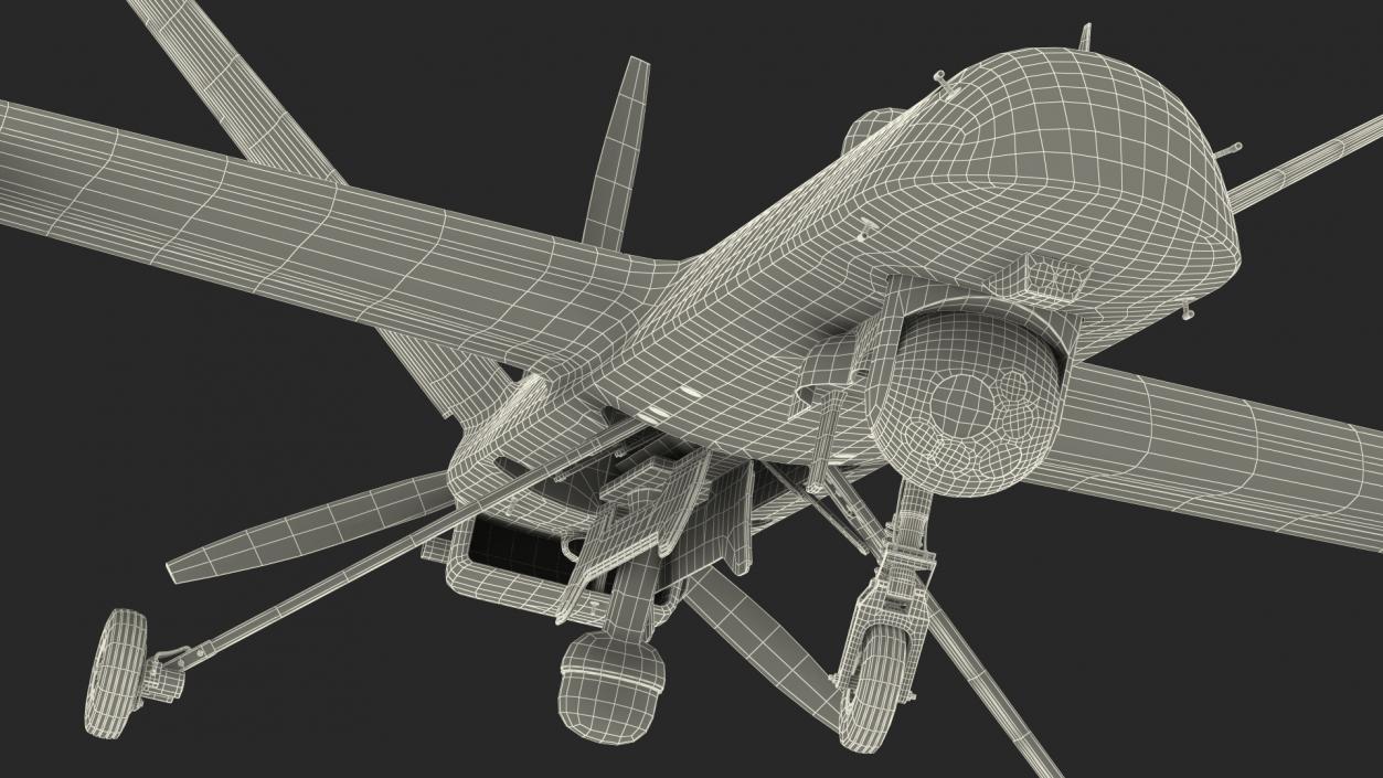 Orion Russian UAV Rigged 3D model