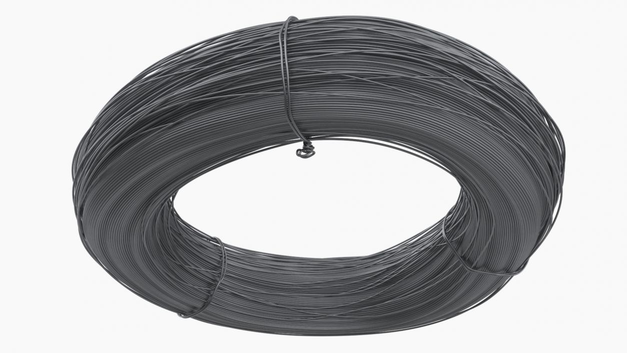 3D model Stainless Steel Wire Coil