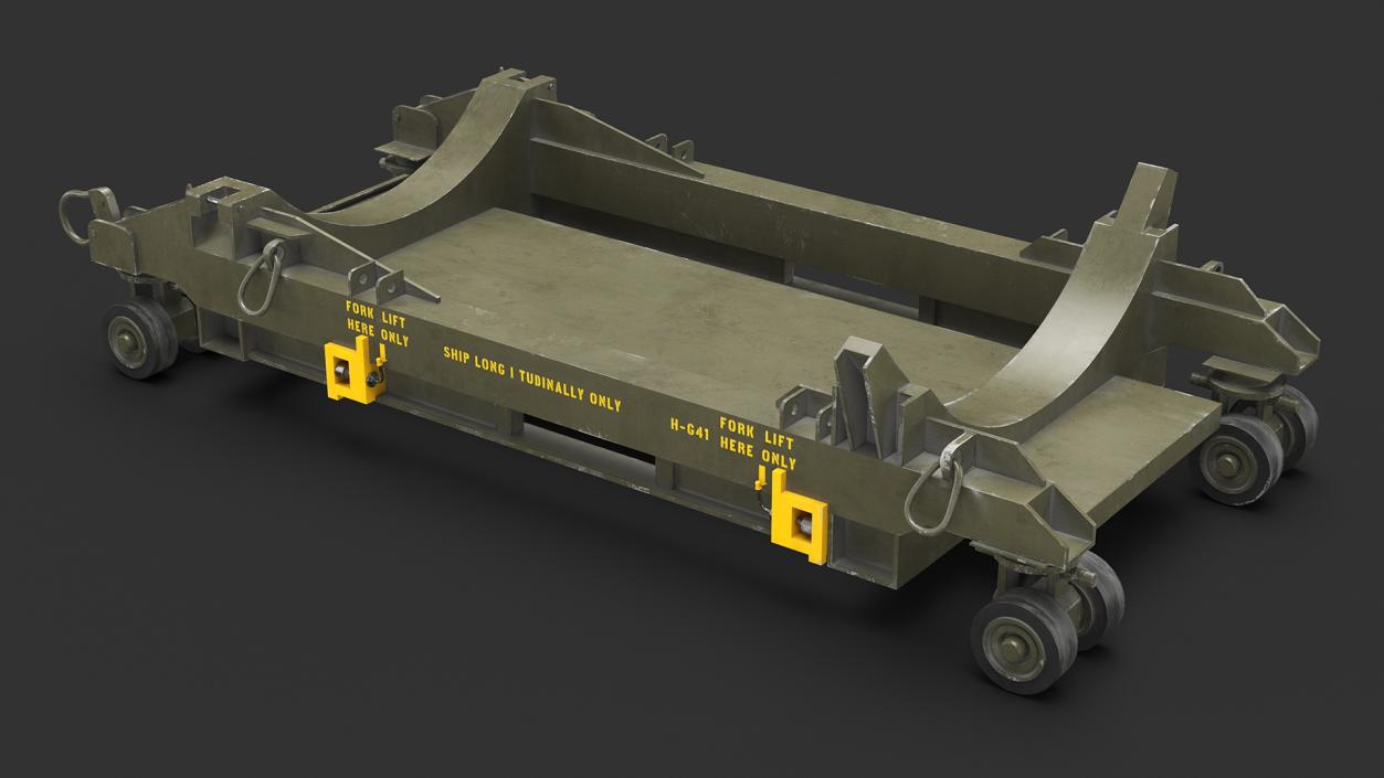 Bomb Trolley 2 3D model