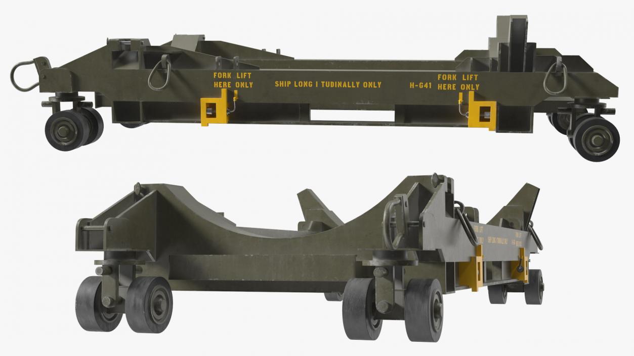 Bomb Trolley 2 3D model