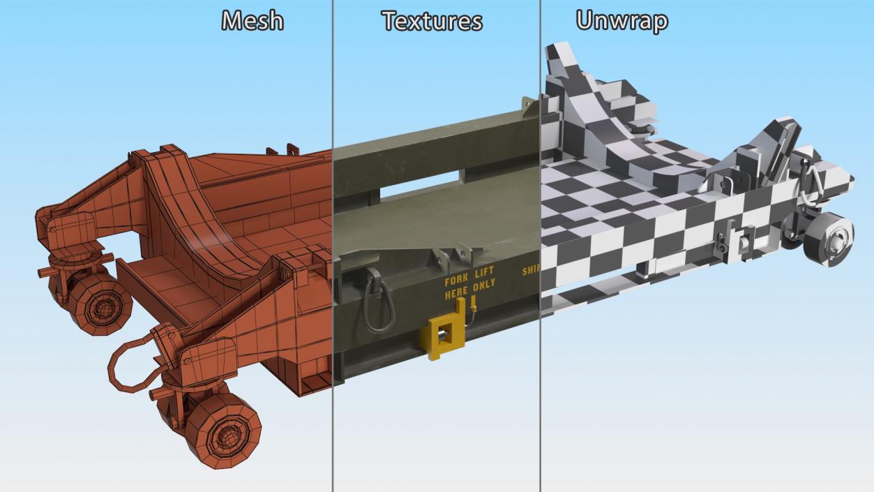 Bomb Trolley 2 3D model