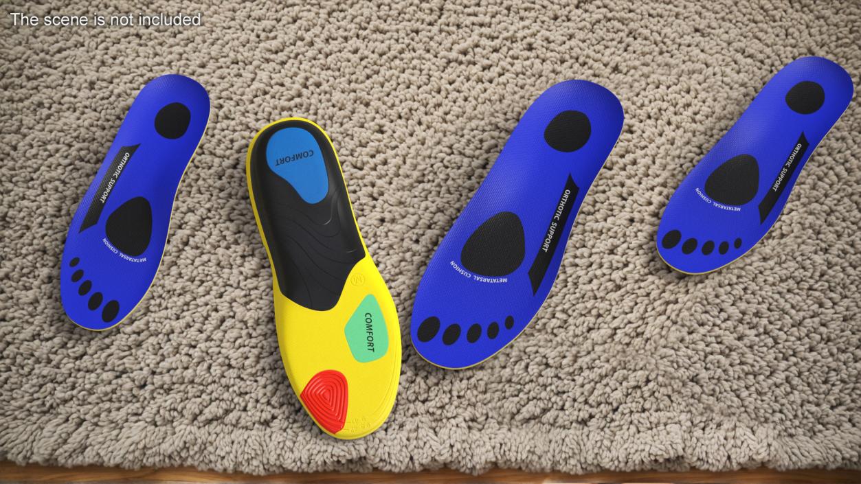 3D Orthopedic Sport Shoe Insole model