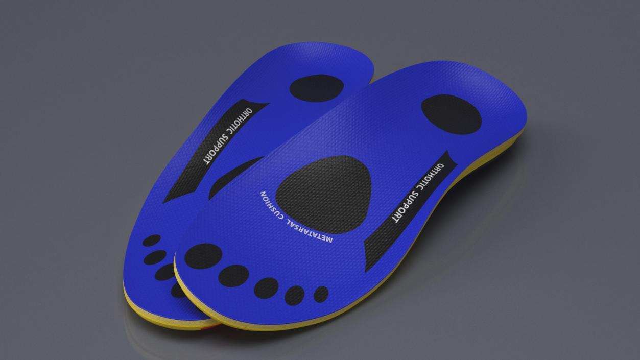 3D Orthopedic Sport Shoe Insole model