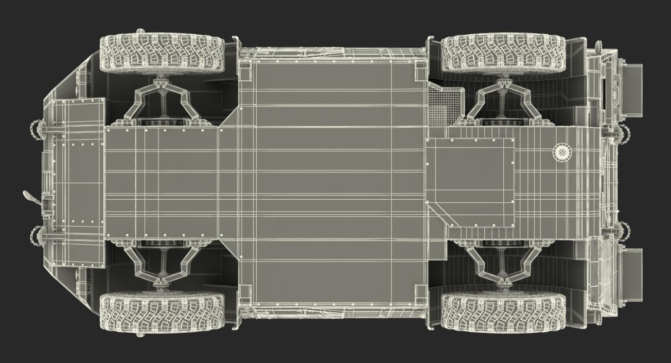 3D Fennek German Reconnaissance Vehicle Rigged model