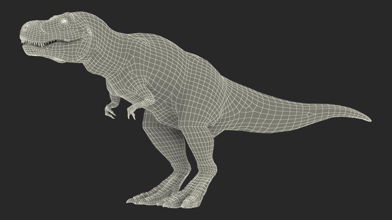 3D model Animated Tyrannosaurus Rex Eating Rigged