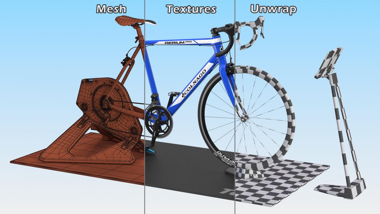 Tacx NEO 2T Smart Trainer And Bike 3D model