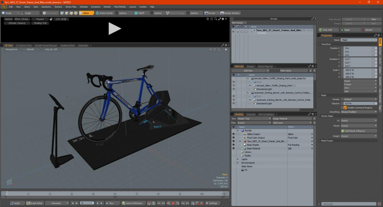 Tacx NEO 2T Smart Trainer And Bike 3D model