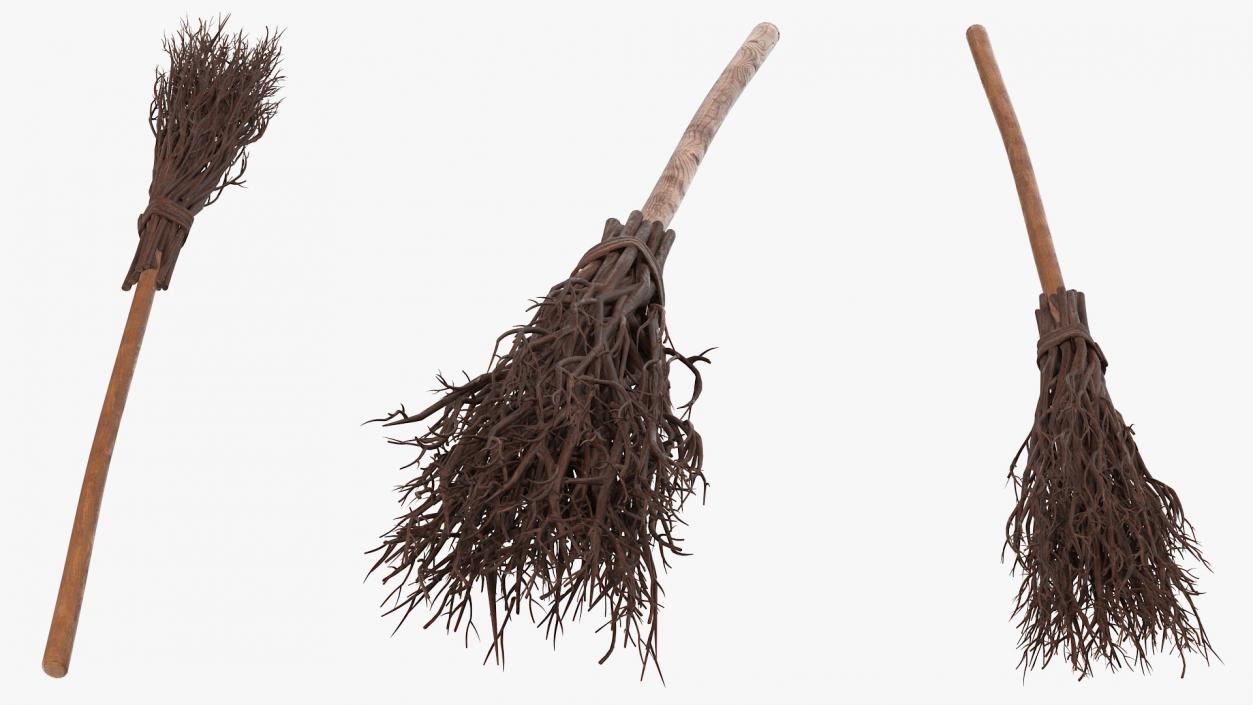 Brooms Collection 3D