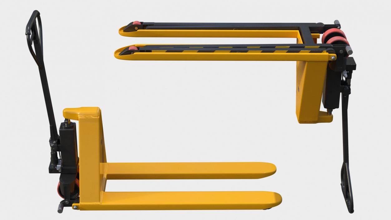 Scissor Pallet Truck Folded 3D