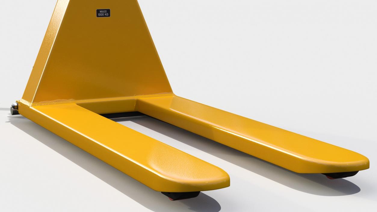 Scissor Pallet Truck Folded 3D