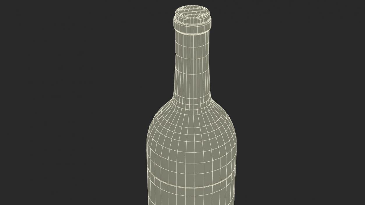 Ridge California Cabernet Bottle 3D