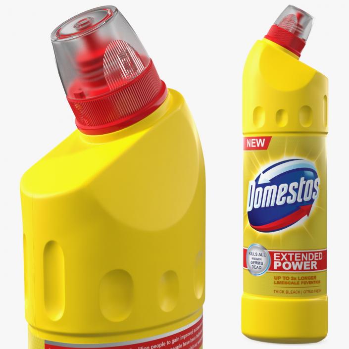 3D Domestos Bleach Toilet Cleaner Citrus Fresh model