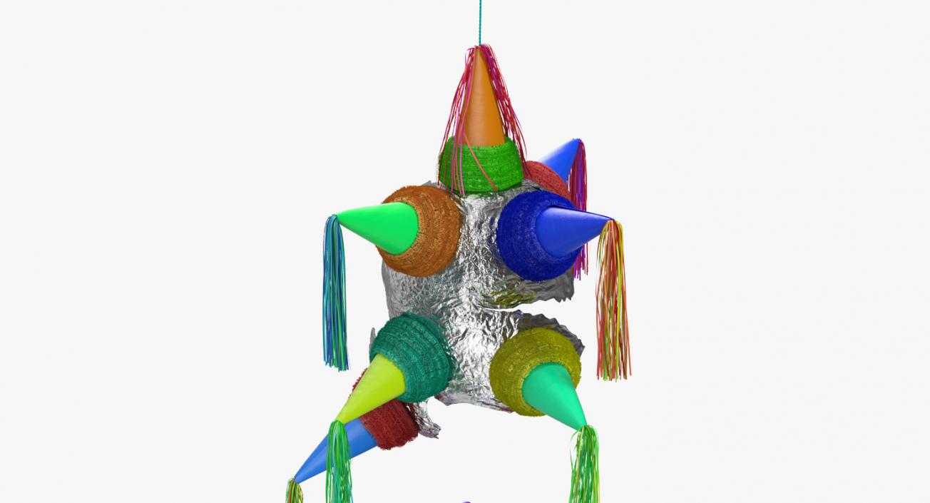 Smashed Star Pinata 3D model