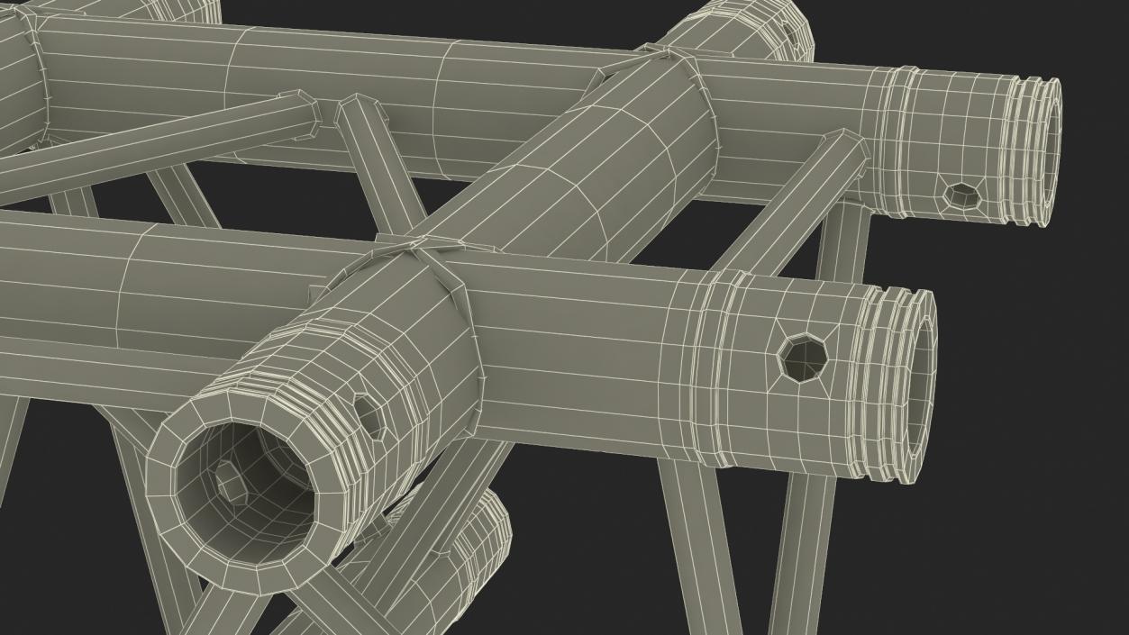 3D Corner Truss Modular Triangular 2 model