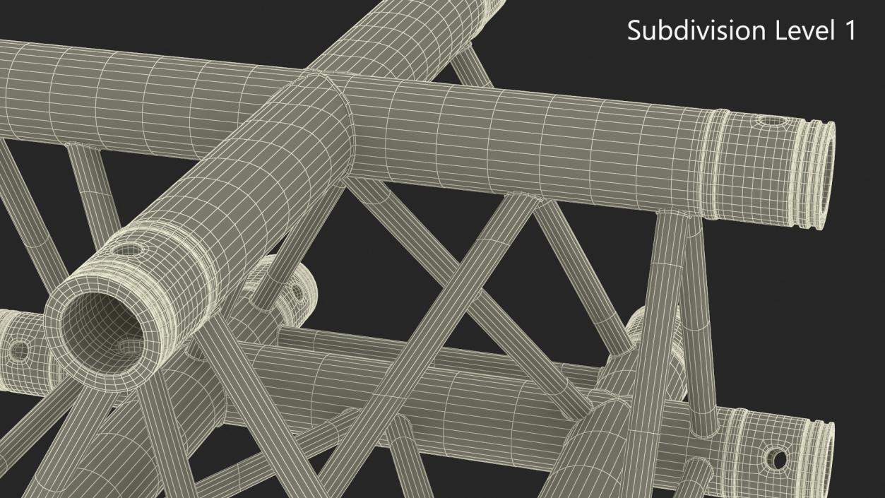 3D Corner Truss Modular Triangular 2 model