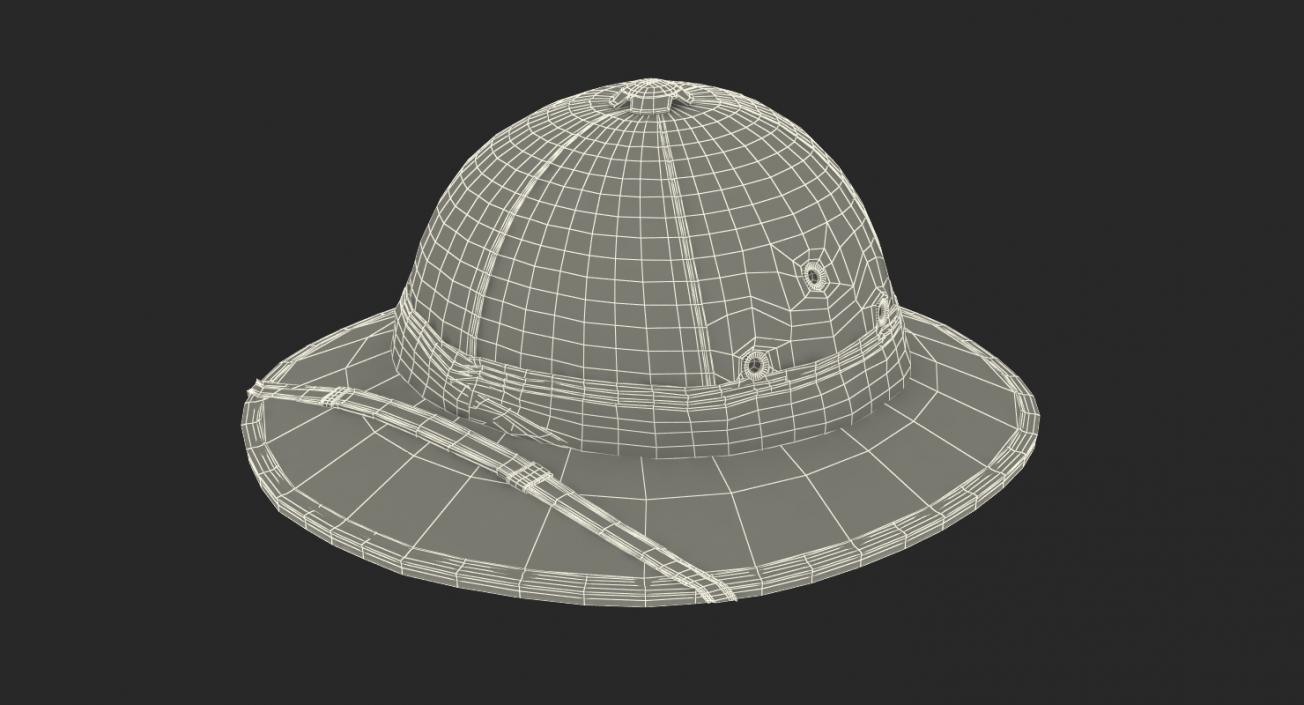 Vietnam Pith Helmet 3D model