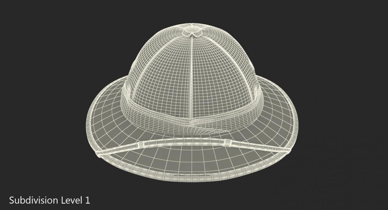 Vietnam Pith Helmet 3D model