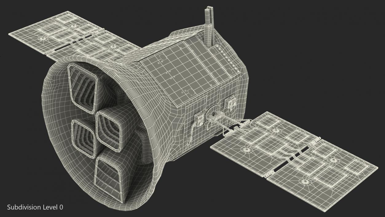 3D model TESS Space Telescope