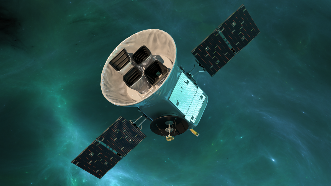 3D model TESS Space Telescope