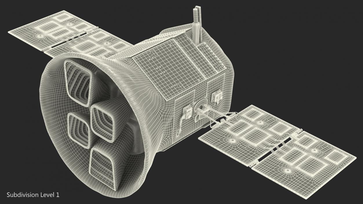 3D model TESS Space Telescope