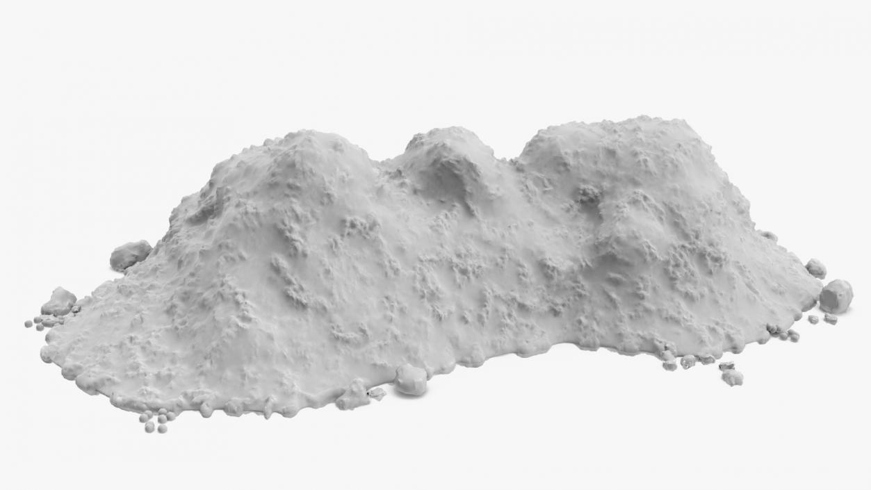 Pile of Snow 3D