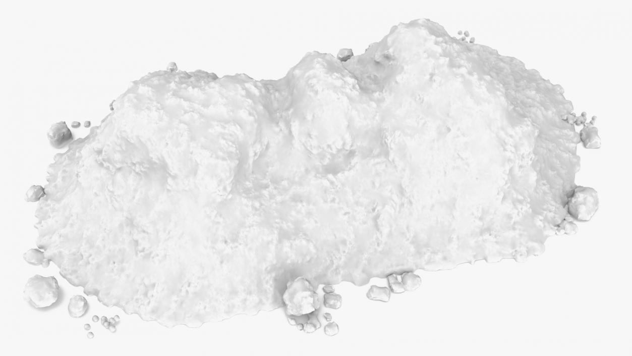 Pile of Snow 3D