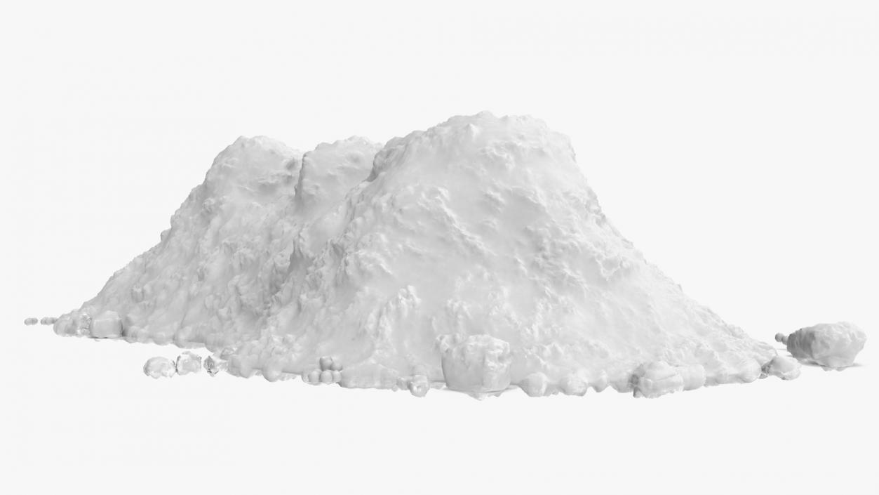 Pile of Snow 3D