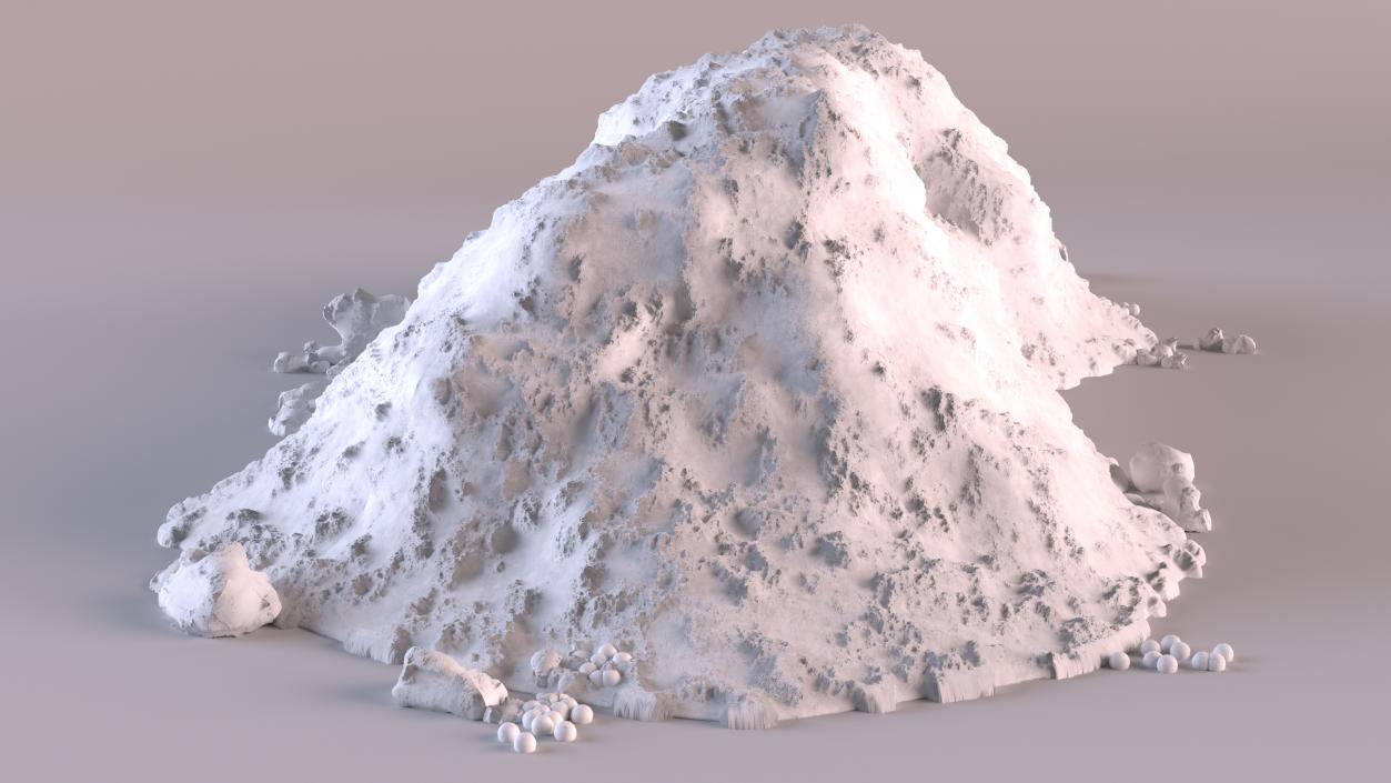 Pile of Snow 3D