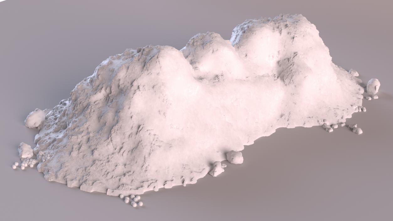 Pile of Snow 3D