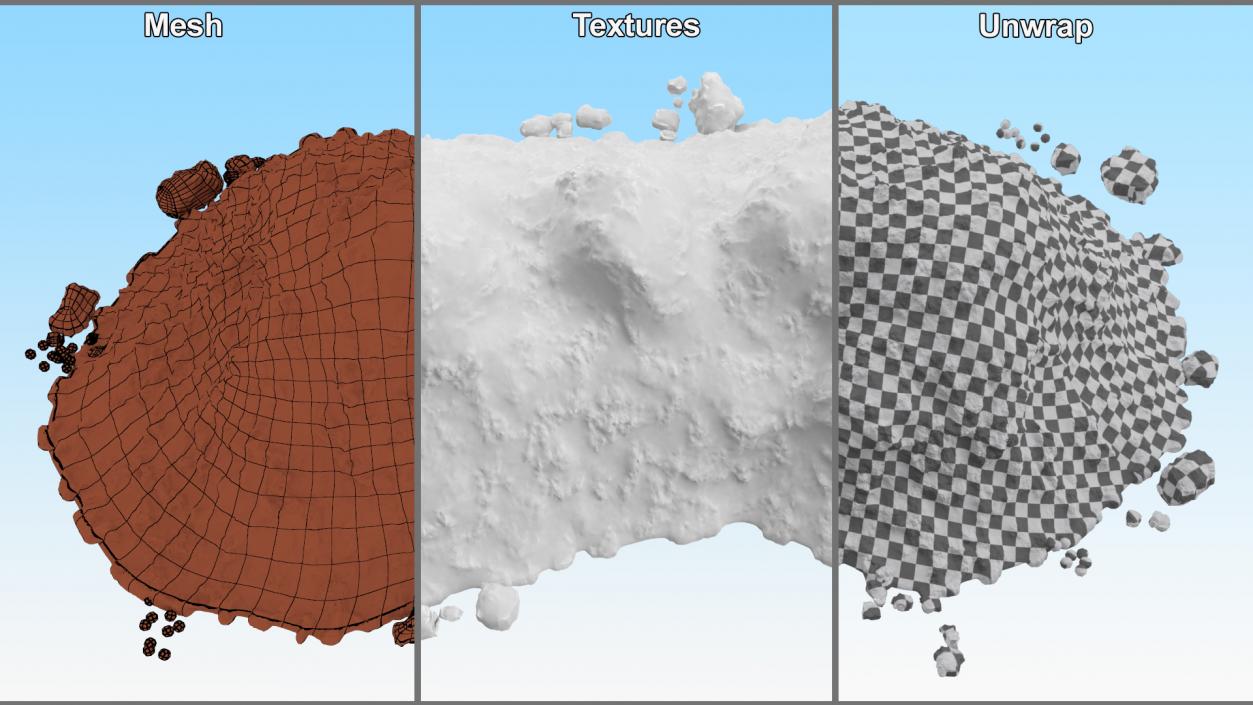 Pile of Snow 3D