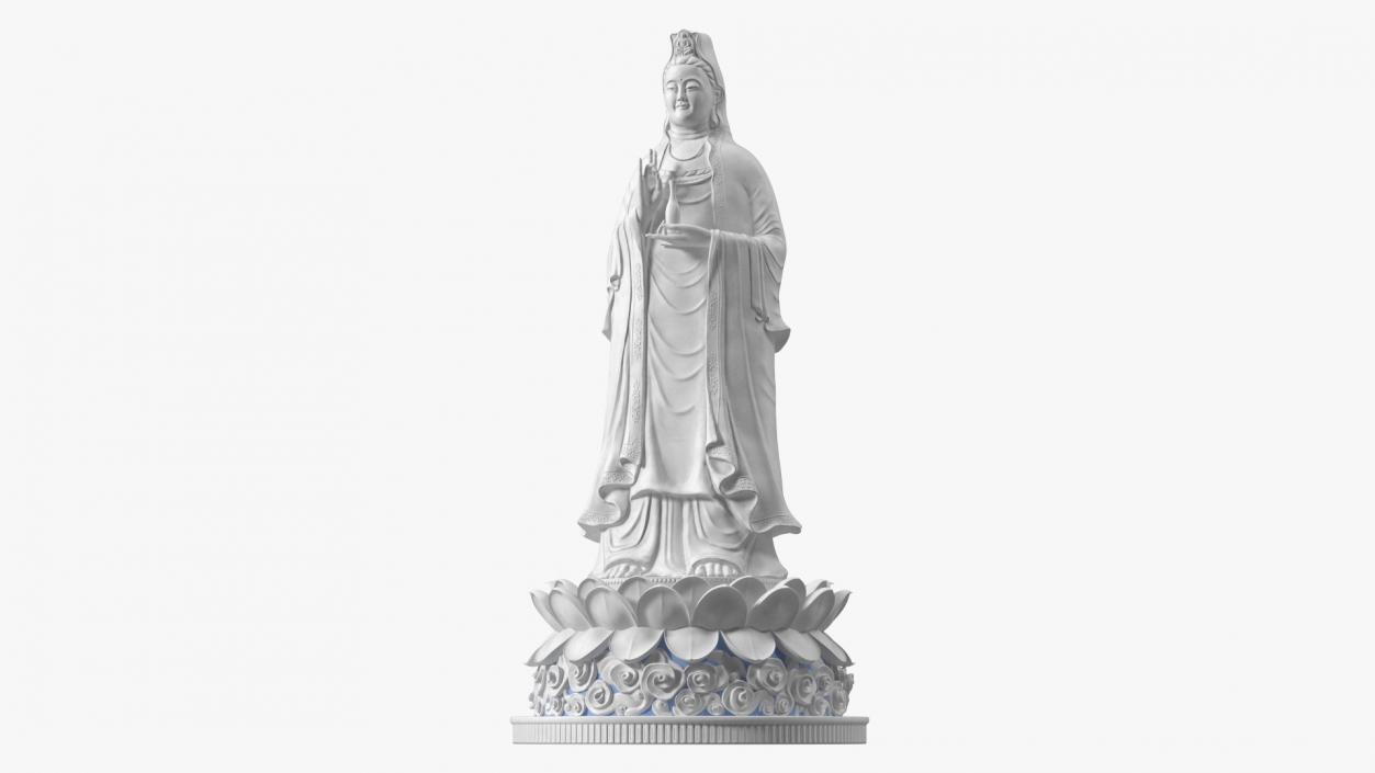 Ruyilun Guanyin Bodhisattva Son Tra Peninsula Statue 3D