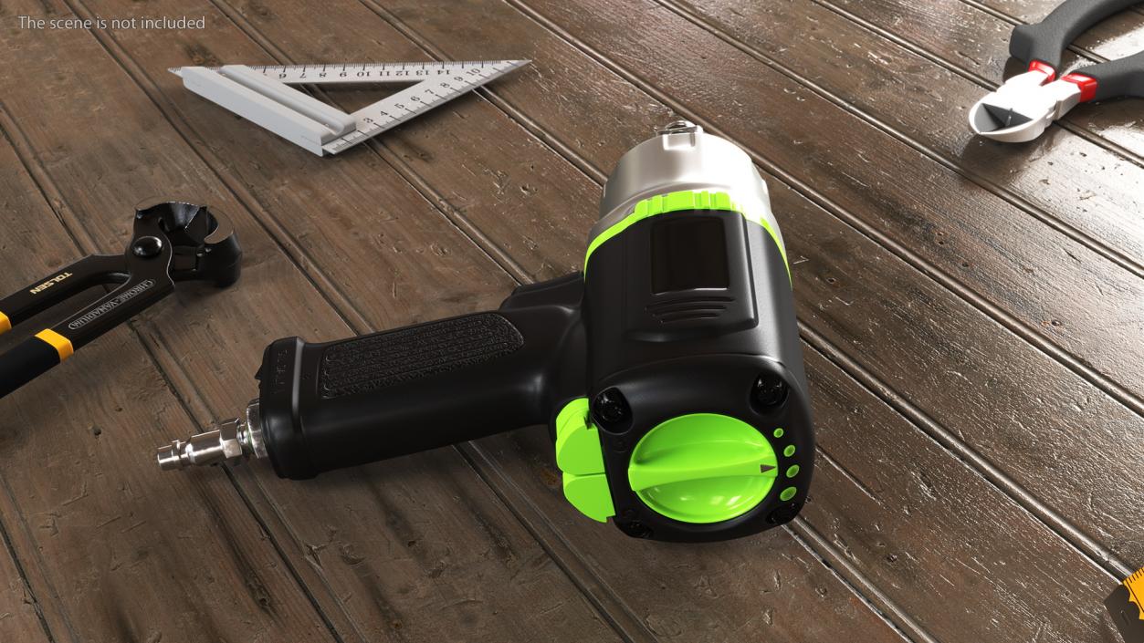 Air Impact Wrench 3D