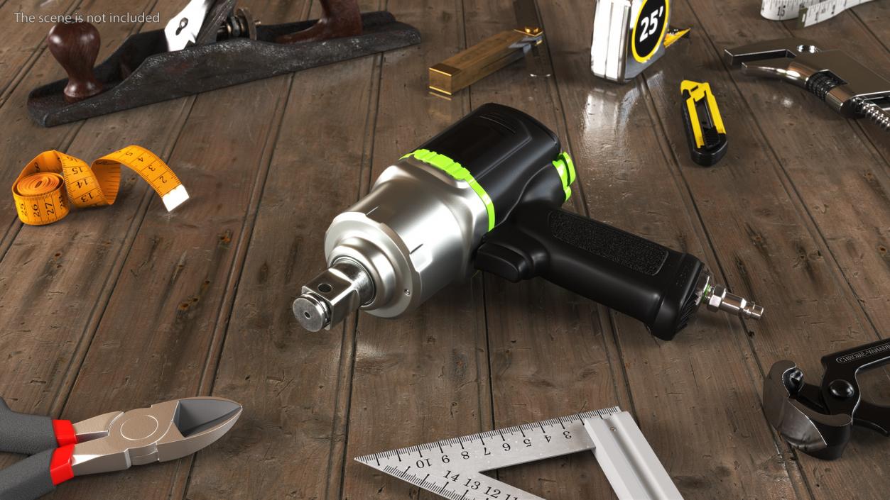 Air Impact Wrench 3D