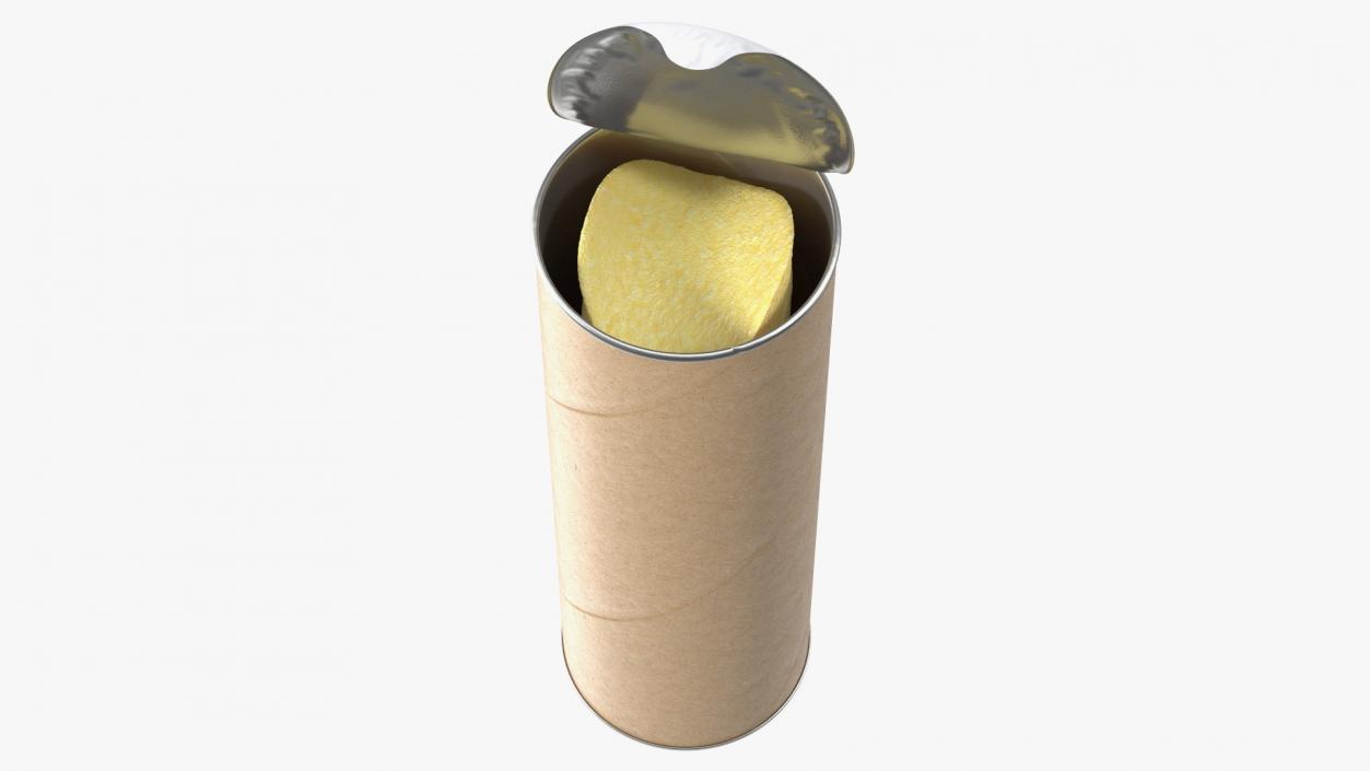 3D Open Paper Tube with Chips